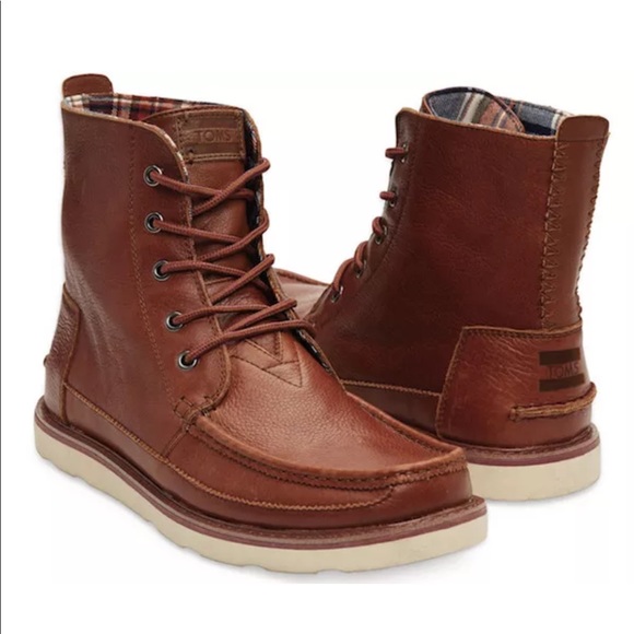 Toms Other - Toms Mens Searcher Boots Sz 9.5 Brown Leather NWT